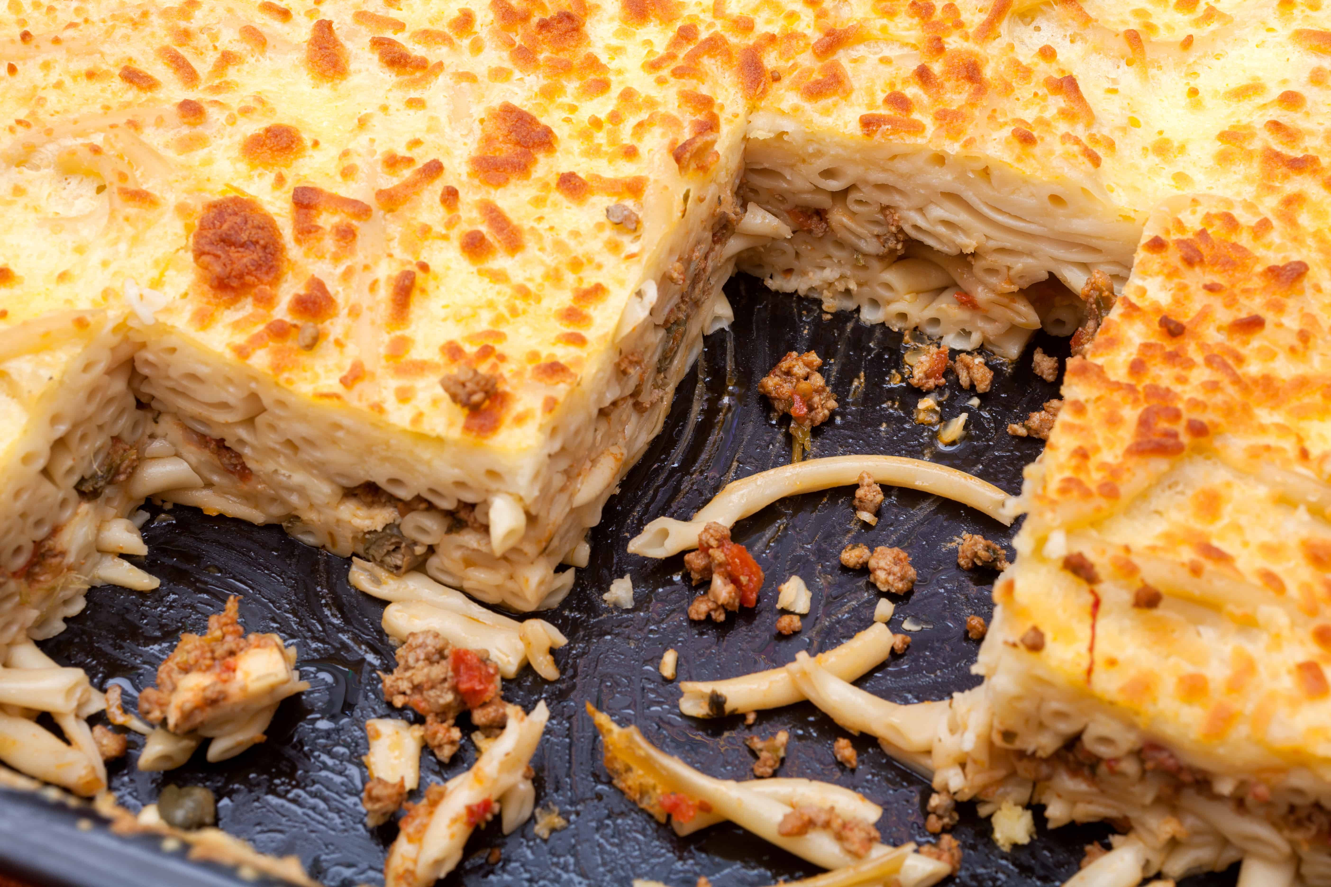 Greek Pastitsio recipe (Baked Greek Lasagna with Meat Sauce and ...