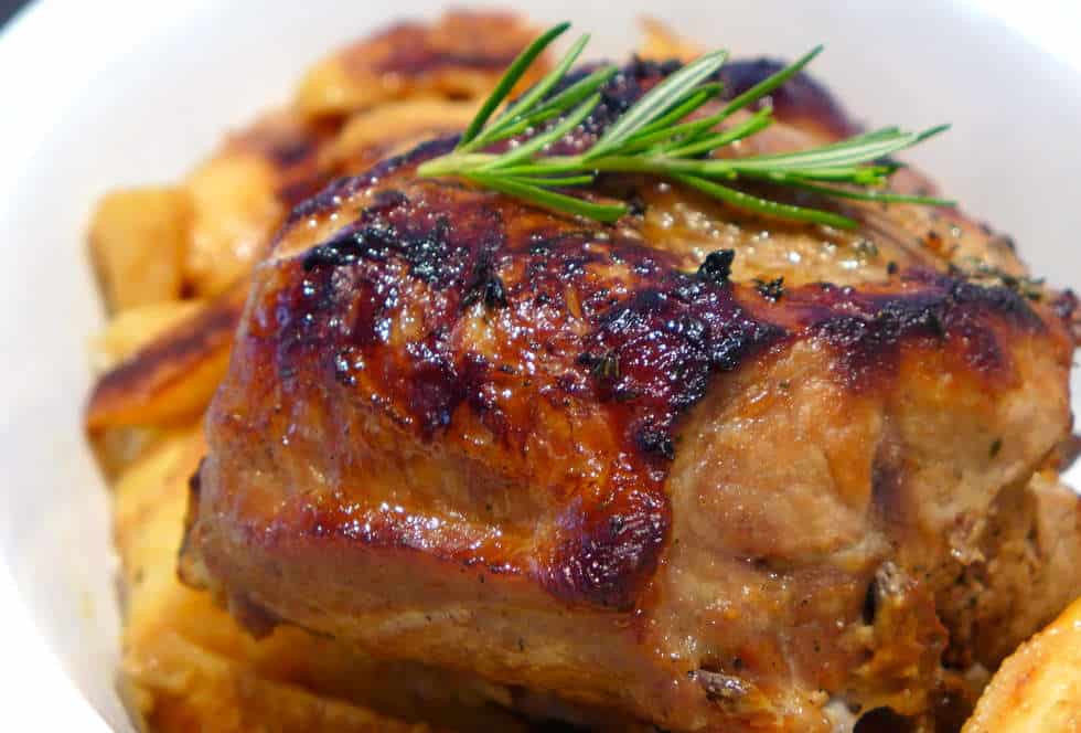 Greek style Roast Pork with Honey Sauce2 My Greek Dish