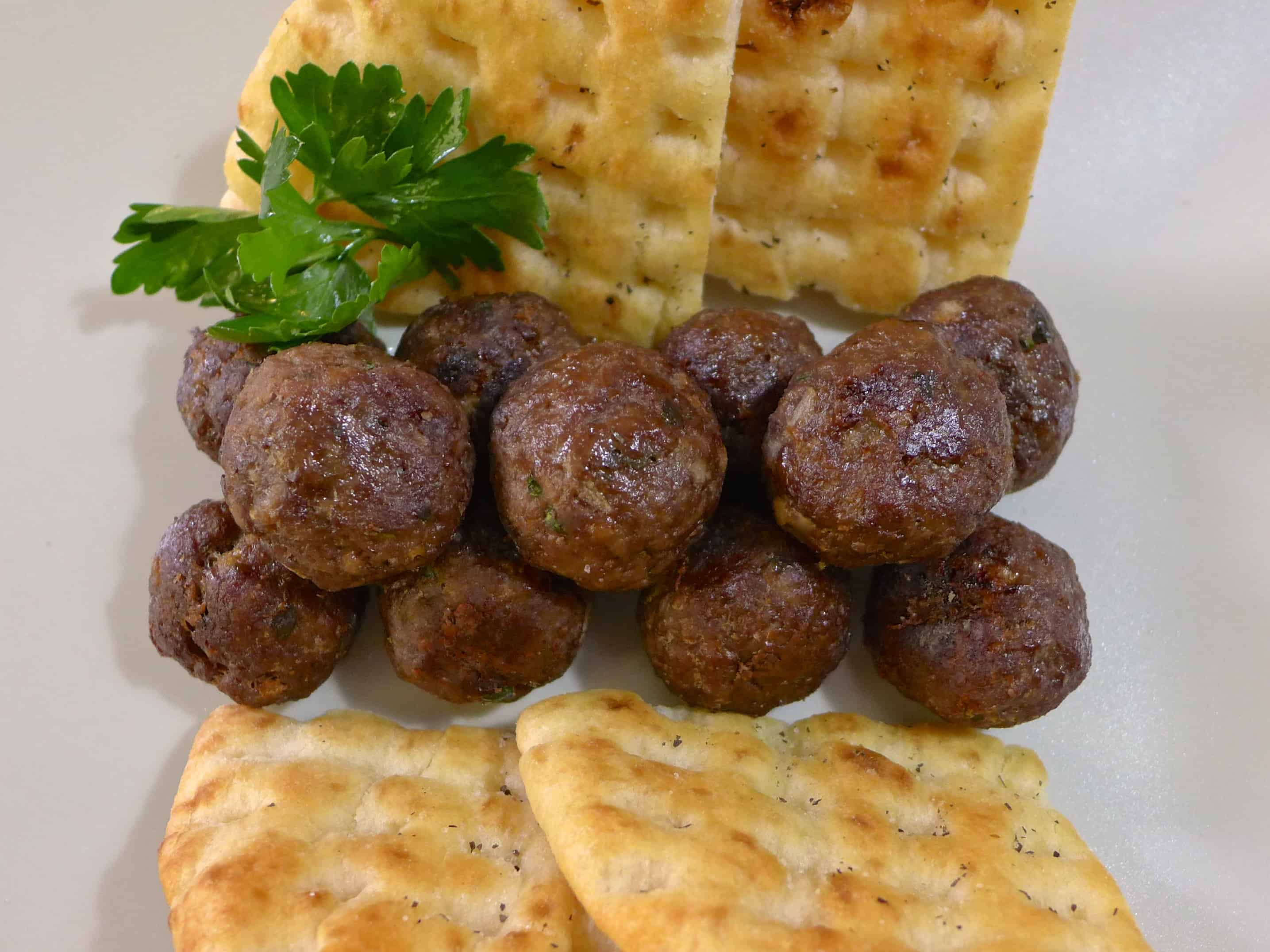 Crispy Greek Lamb Meatballs recipe (Keftedes Arni) My Greek Dish
