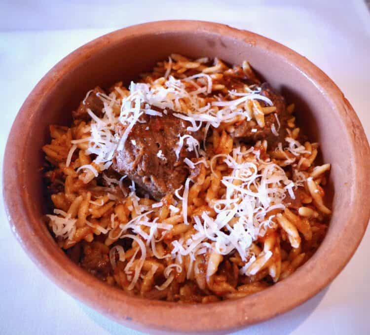 Giouvetsi (Greek Beef stew with Orzo pasta)