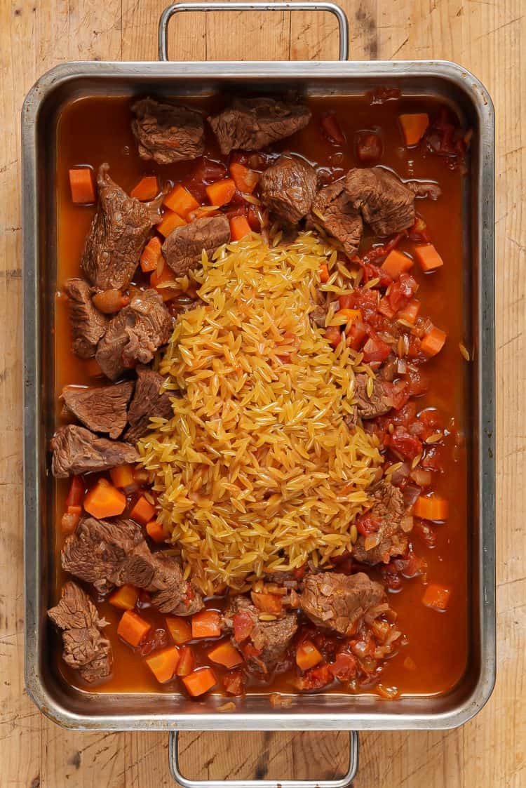 Giouvetsi recipe (Greek Beef stew with Orzo pasta) My Greek Dish