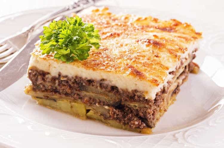 For nylig Legitim Sway Traditional Moussaka recipe with eggplants (aubergines) and potatoes - My  Greek Dish