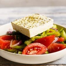 Traditional Greek Salad (Horiatiki)