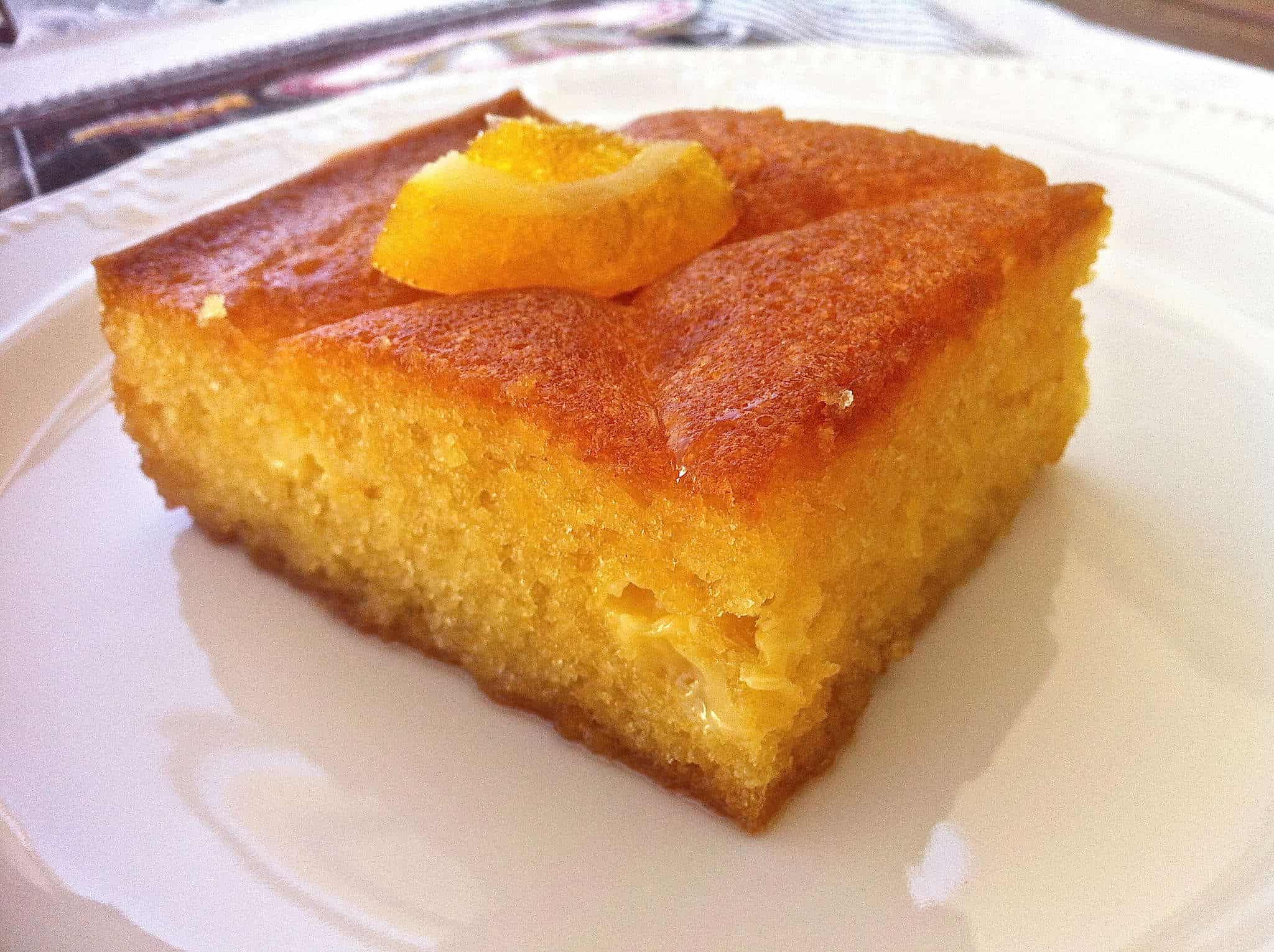 Traditional Greek Orange Cake with Syrup (Portokalopita) My Greek Dish