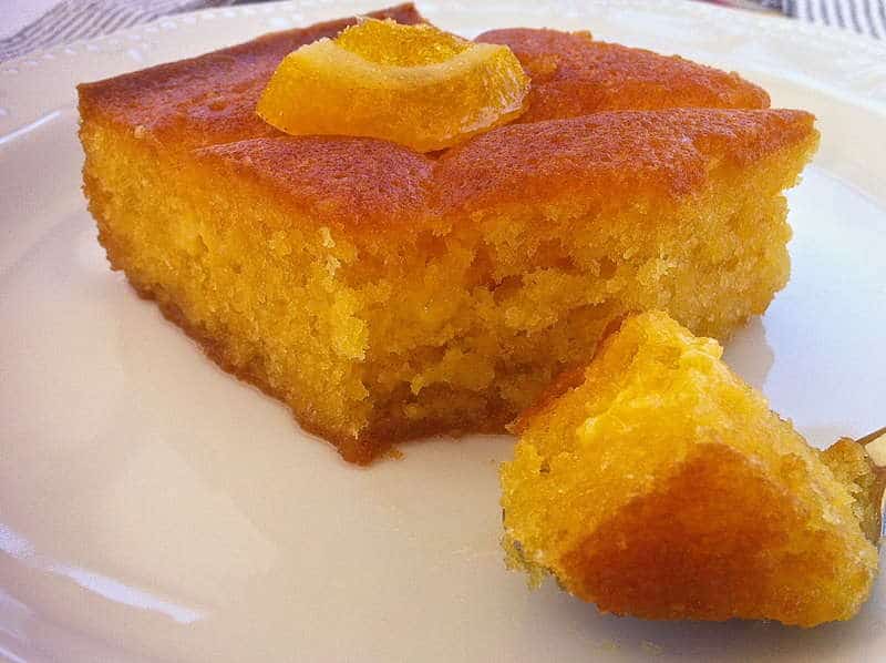 Traditional Greek Orange Cake with Syrup (Portokalopita) My Greek Dish