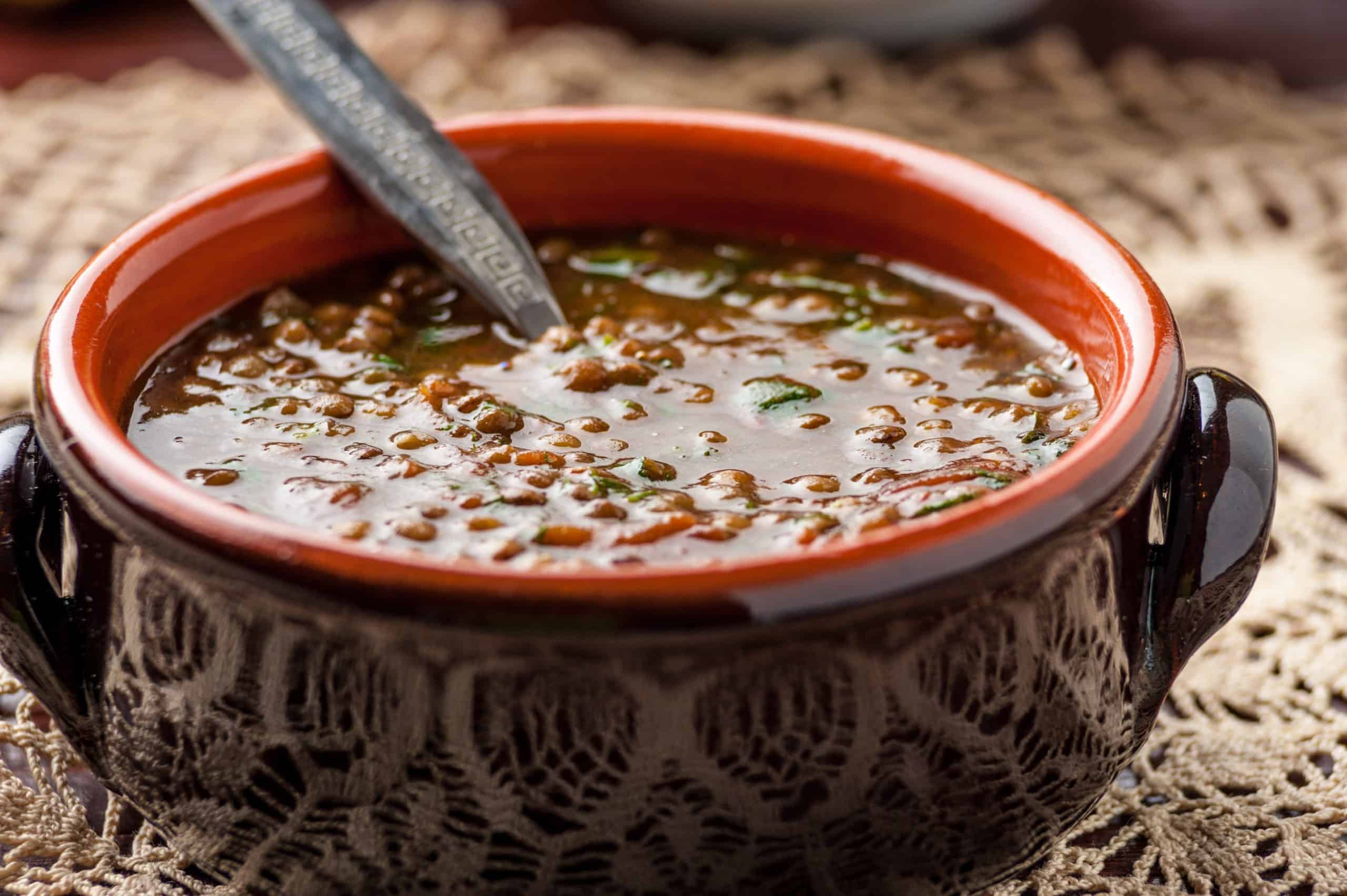 Greek Lentil Soup recipe (Fakes Soupa)