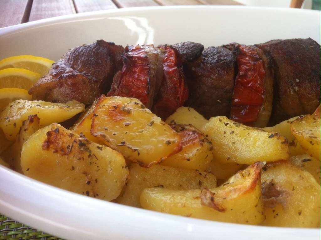 Kontosouvli Spit Roasted BBQ Pork My Greek Dish Kontosouvli Spit Roasted BBQ Pork My Greek Dish