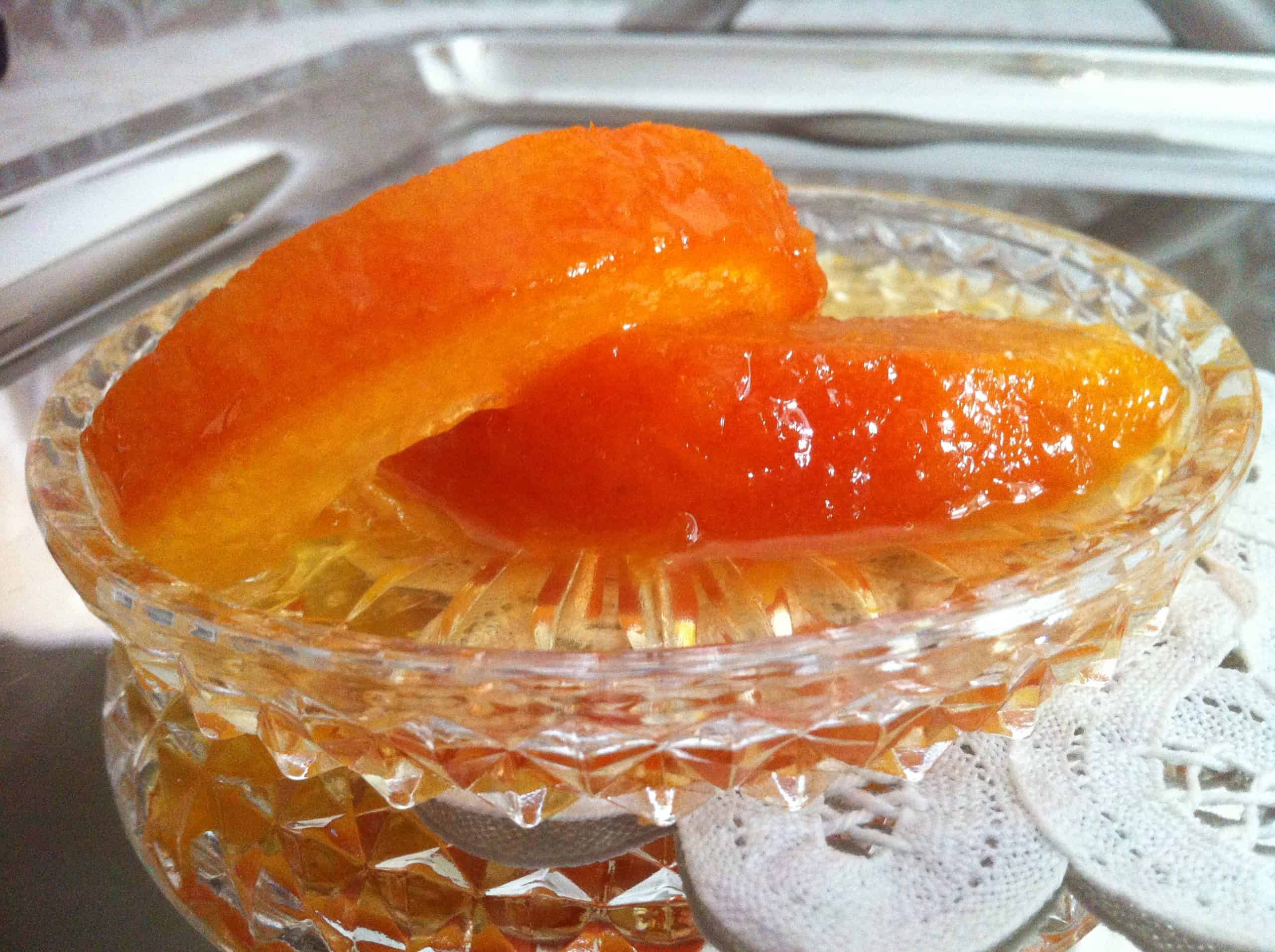 Orange Peel Preserve Recipe (Glyko koutaliou Portokali)
