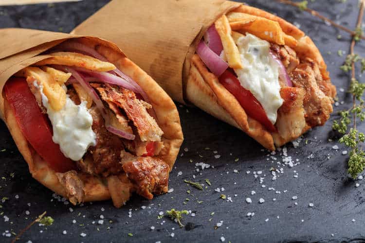 Homemade Greek Pork Gyros Souvlaki recipe