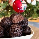 Greek Walnut and biscuit Chocolate Truffles (Troufakia)