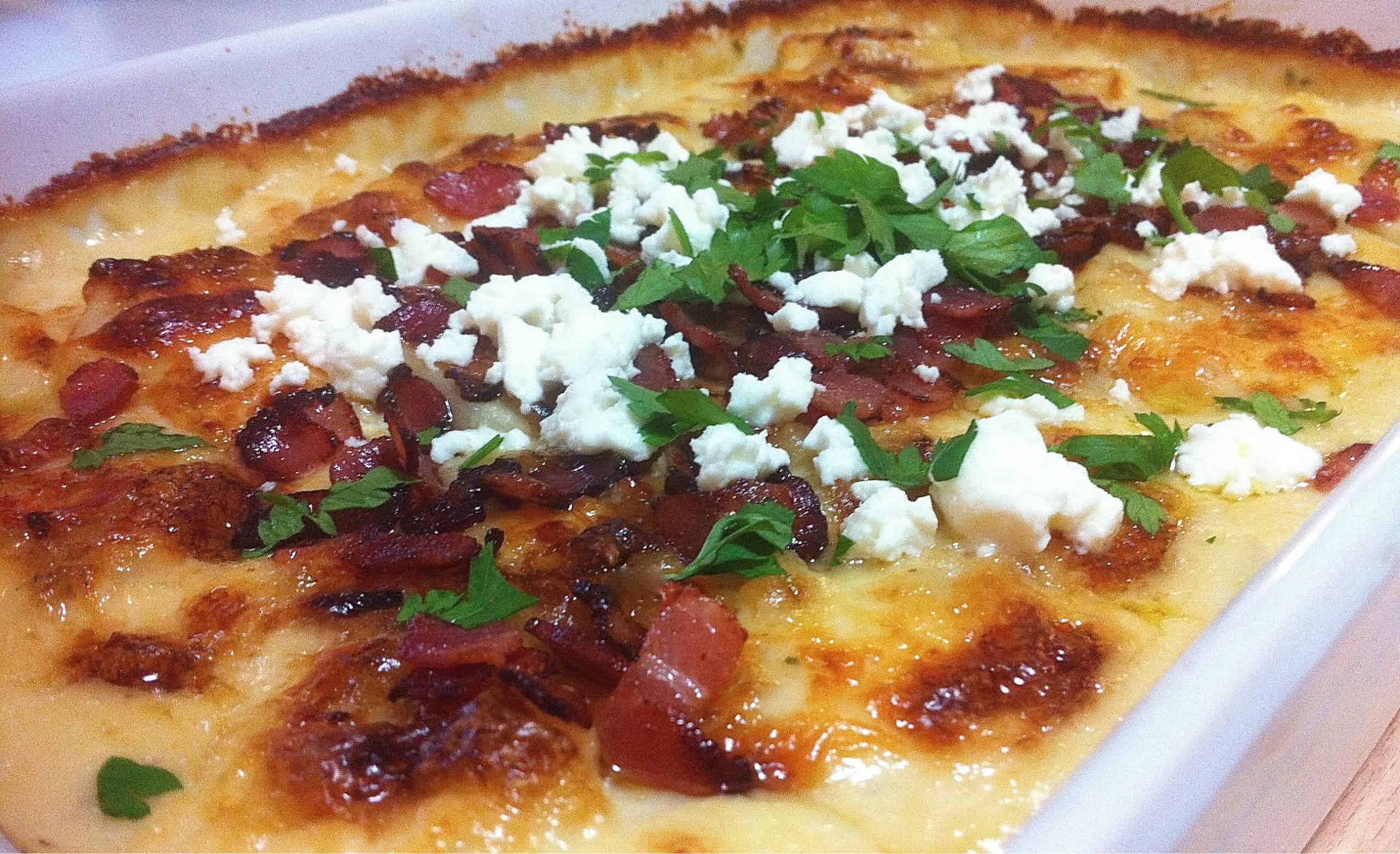 Perfect Potato gratin with Feta cheese My Greek Dish