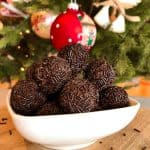 Walnut and biscuit Chocolate Truffles (Greek Troufakia)