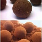 Walnut and biscuit Chocolate Truffles (Troufakia)