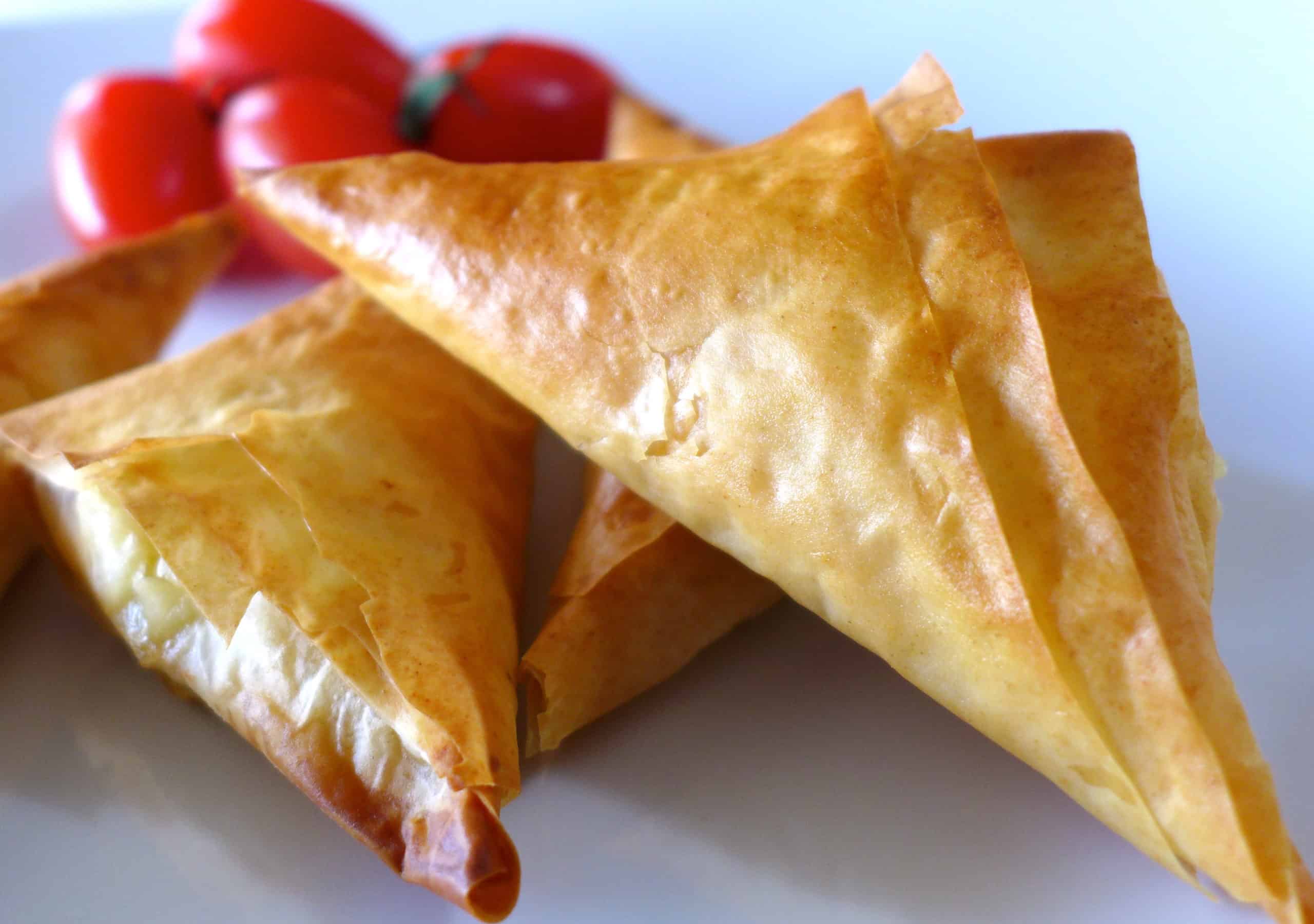 Tiropitakia recipe (Greek Feta Cheese Triangles)