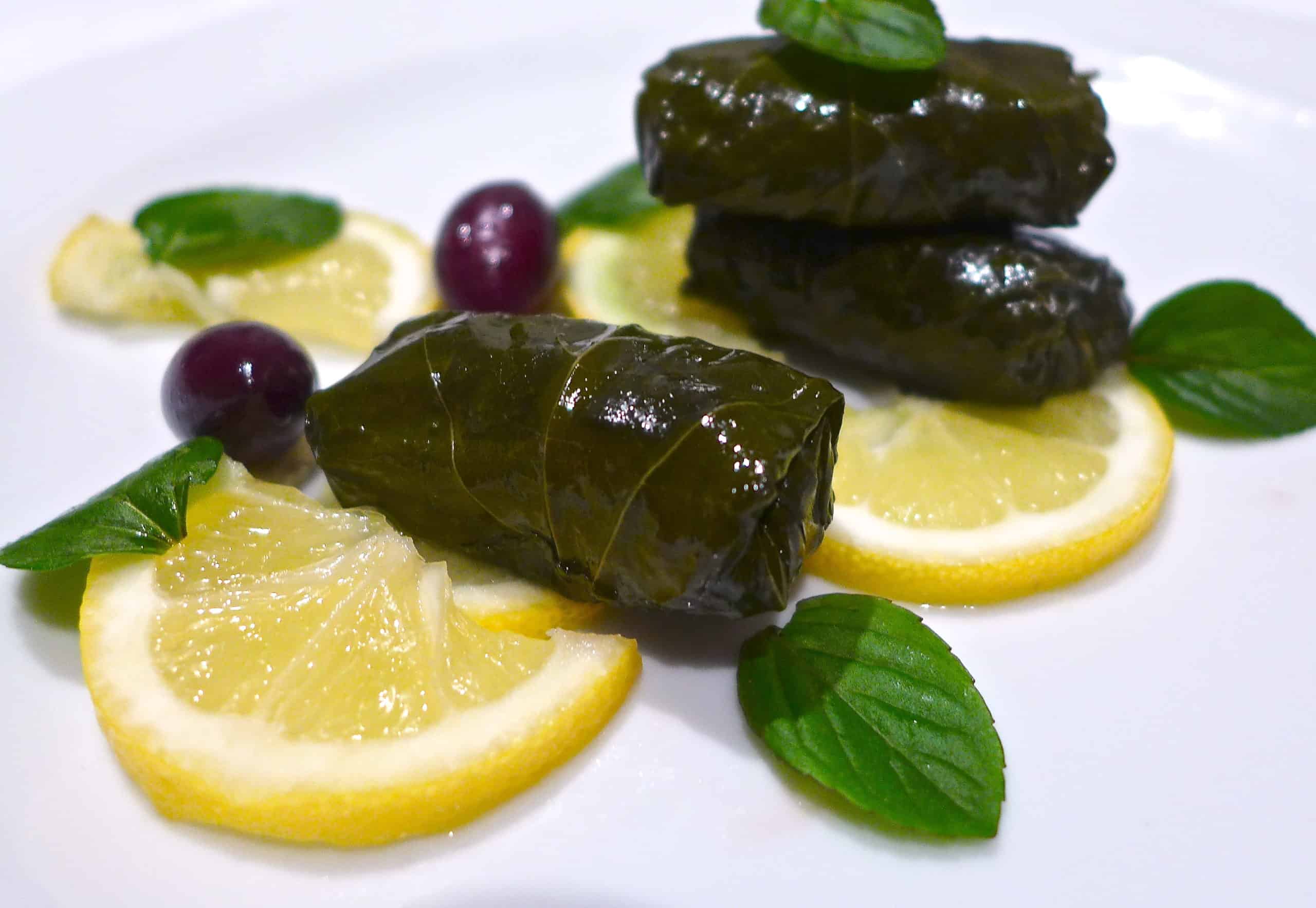 Greek Dolmades recipe (Stuffed Grape Leaves)