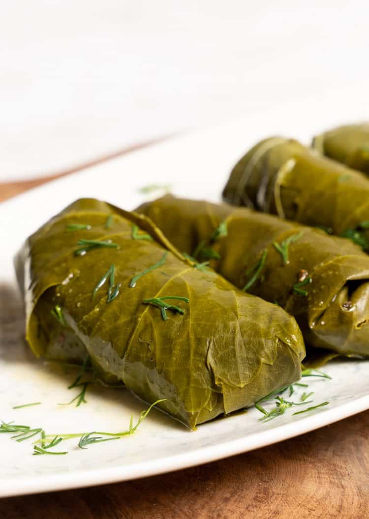 Greek Dolmades recipe (Stuffed Vine/ Grape Leaves Dolmathes) My Greek Dish