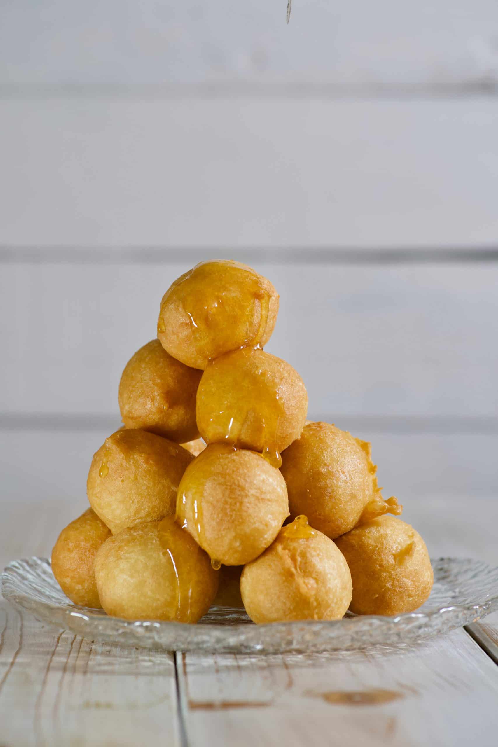 Lenten Greek Honey puffs recipe (Loukoumades)