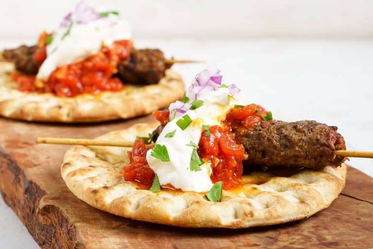 Spicy minced Lamb Kofta Kebab Recipe (Giaourtlou) My Greek Dish