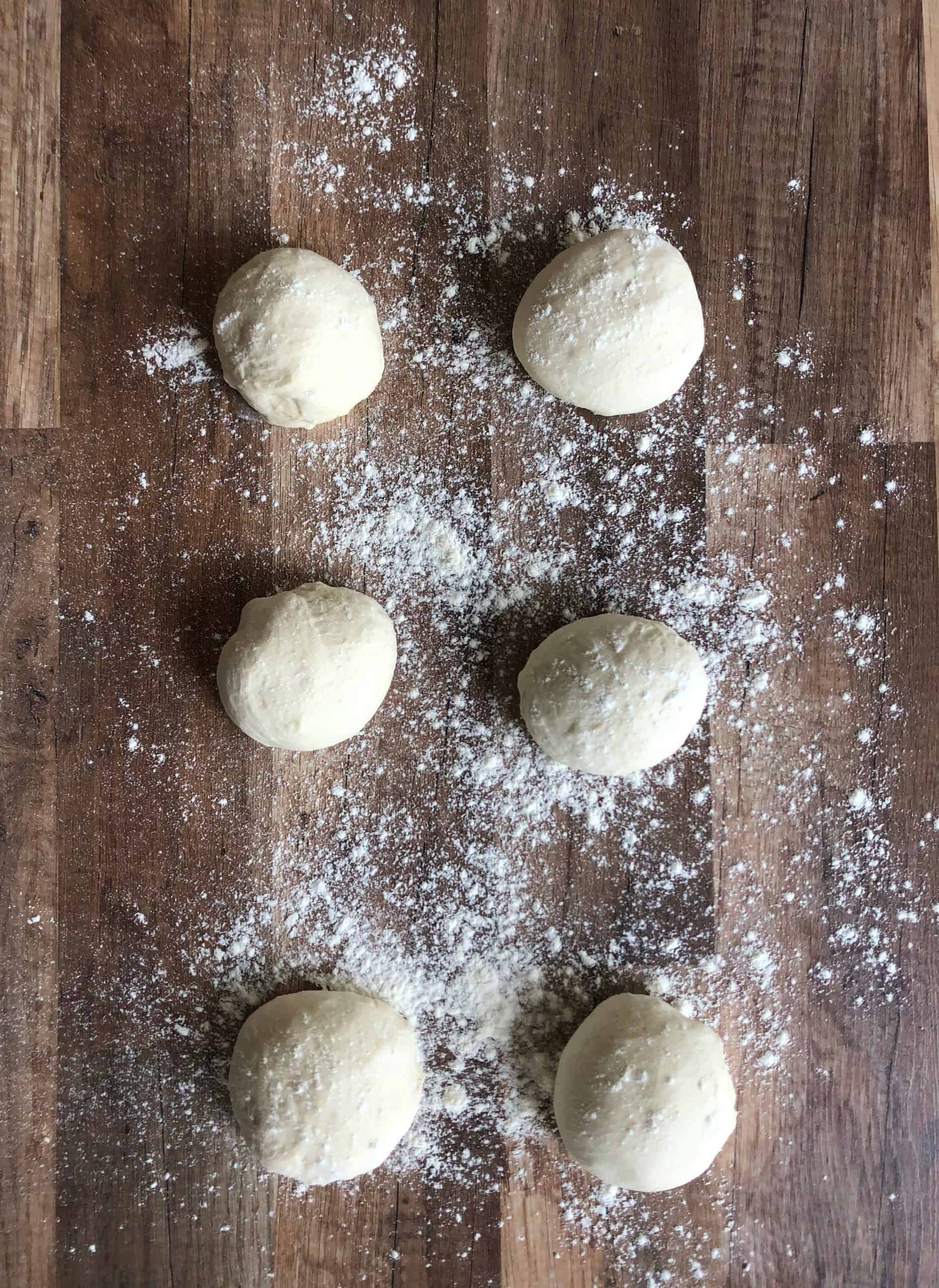 Greek Pita bread dough balls