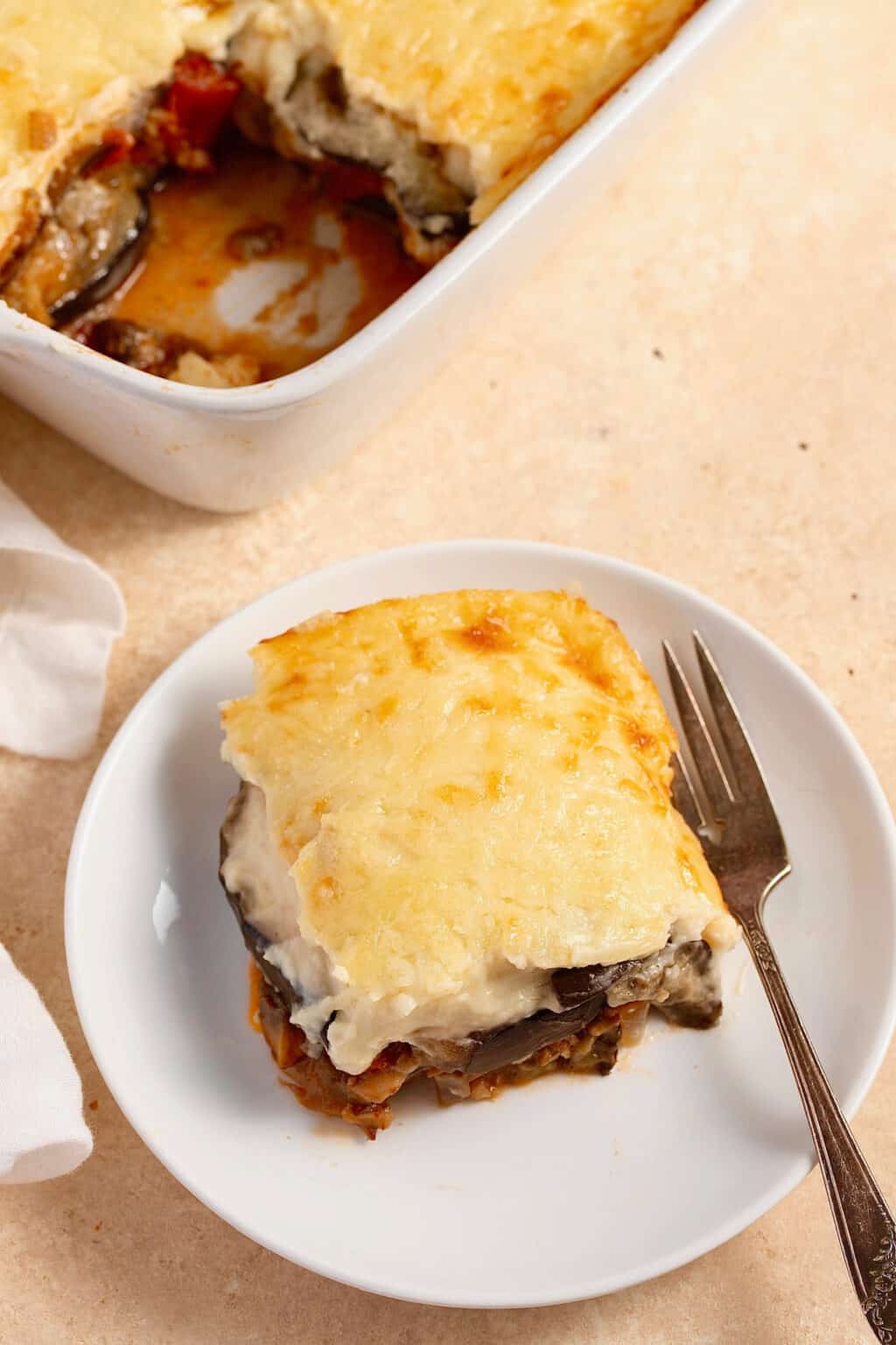 Vegetarian Moussaka Recipe with Mushroom Sauce - My Greek Dish Vegetarian Moussaka Recipe with Mushroom Sauce - My Greek Dish