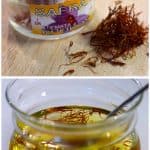 Lemony Greek Rice Pilaf (Pilafi) Recipe with Chicken legs and safran