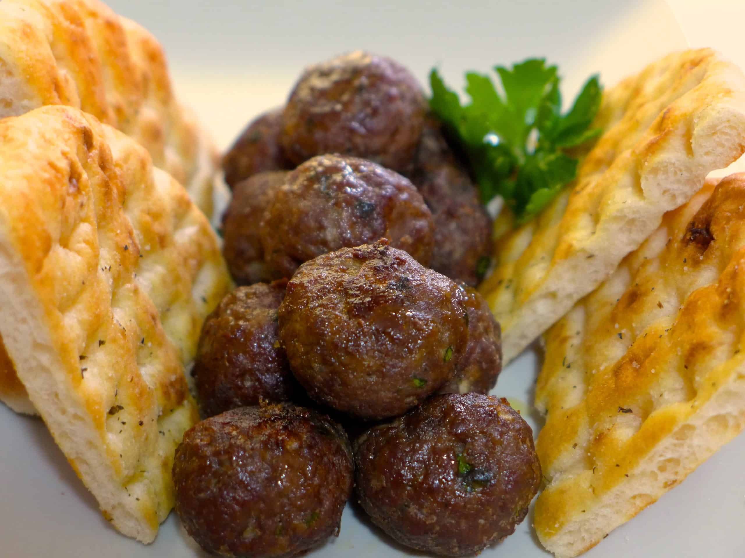 Crispy Greek Lamb Meatballs recipe (Keftedes Arni)