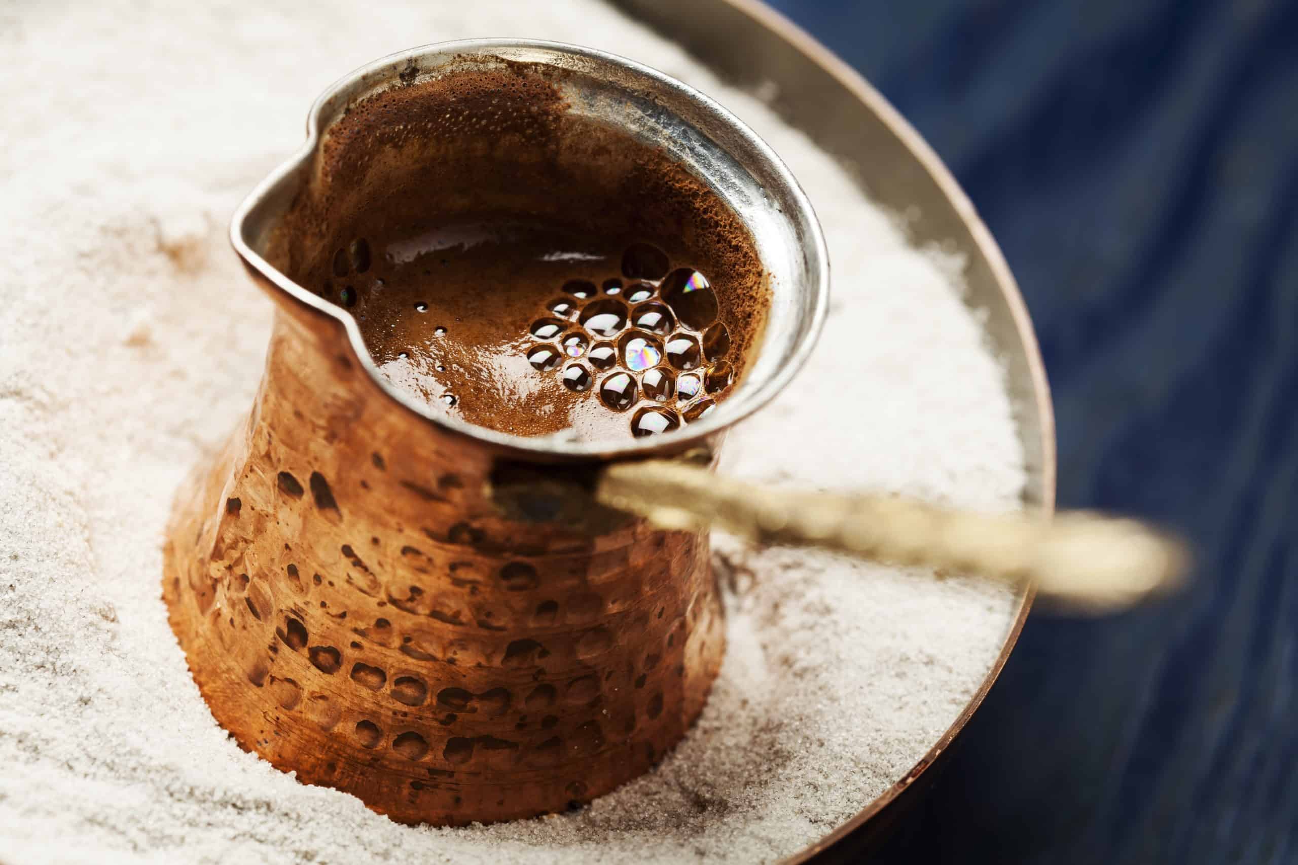 Greek coffee recipe - How to make Greek coffee (Ellinikos Kafes)