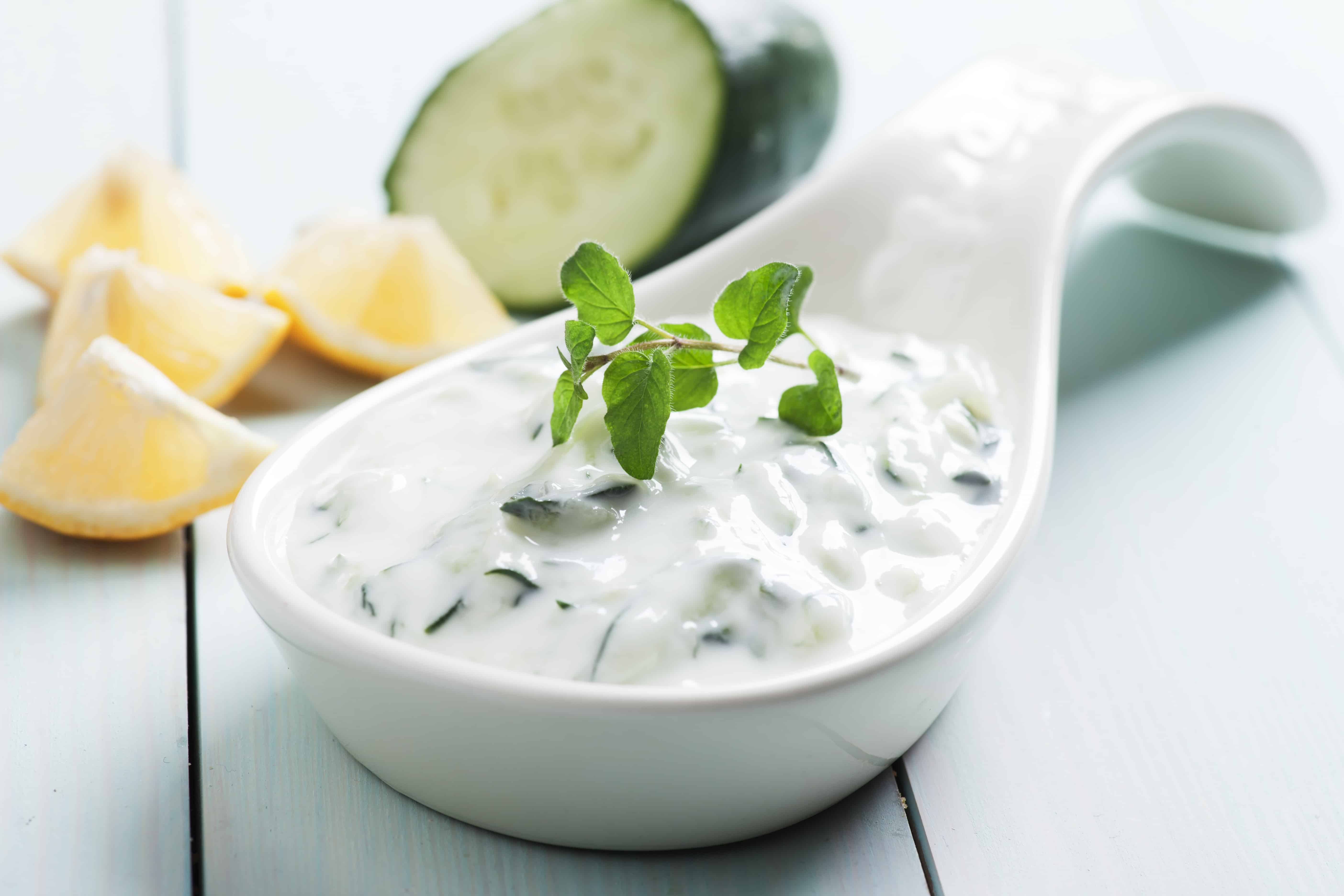 Talatouri (Cypriot tzatziki sauce with mint)