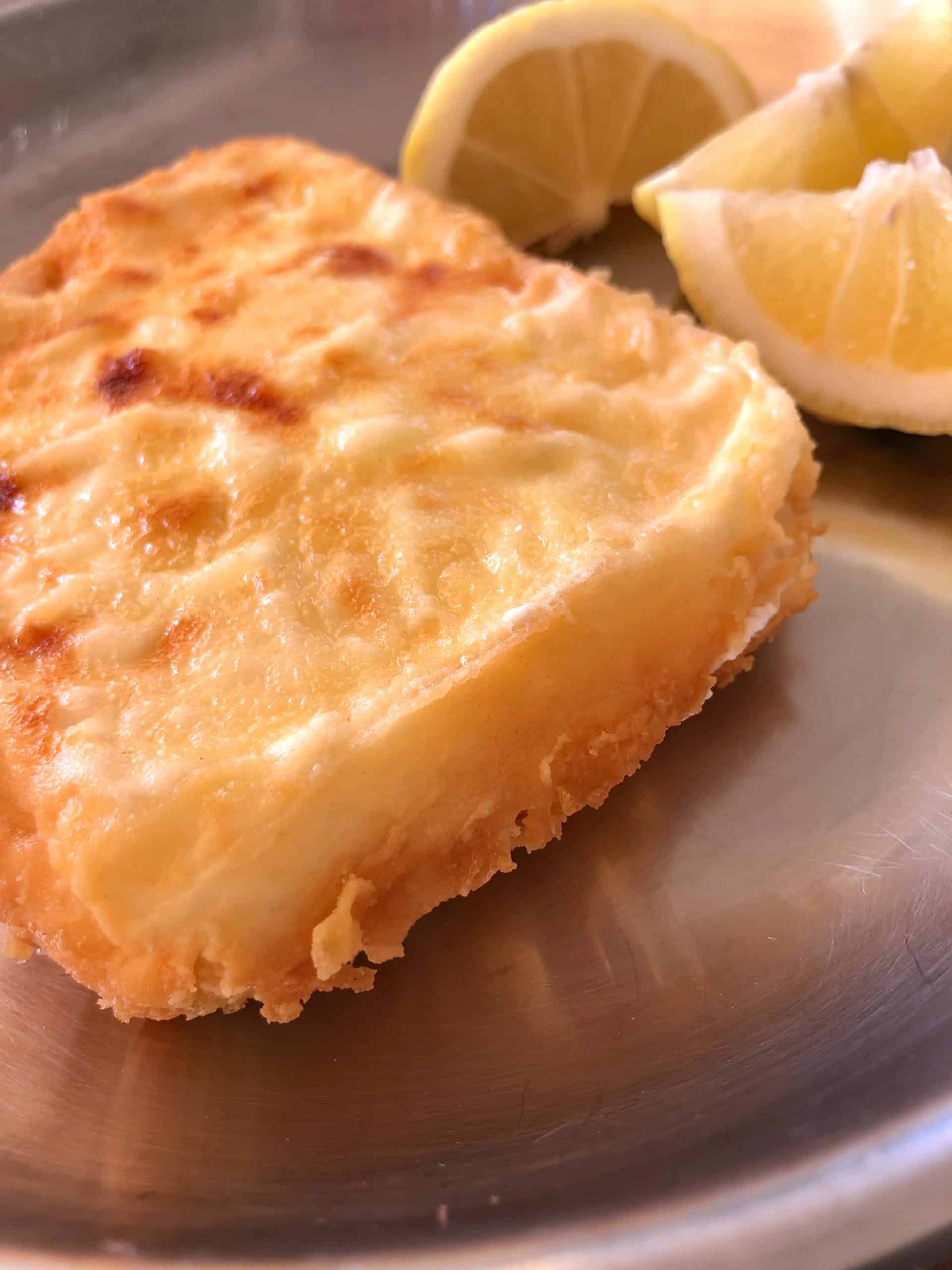 Feta Saganaki (Fried Feta cheese)