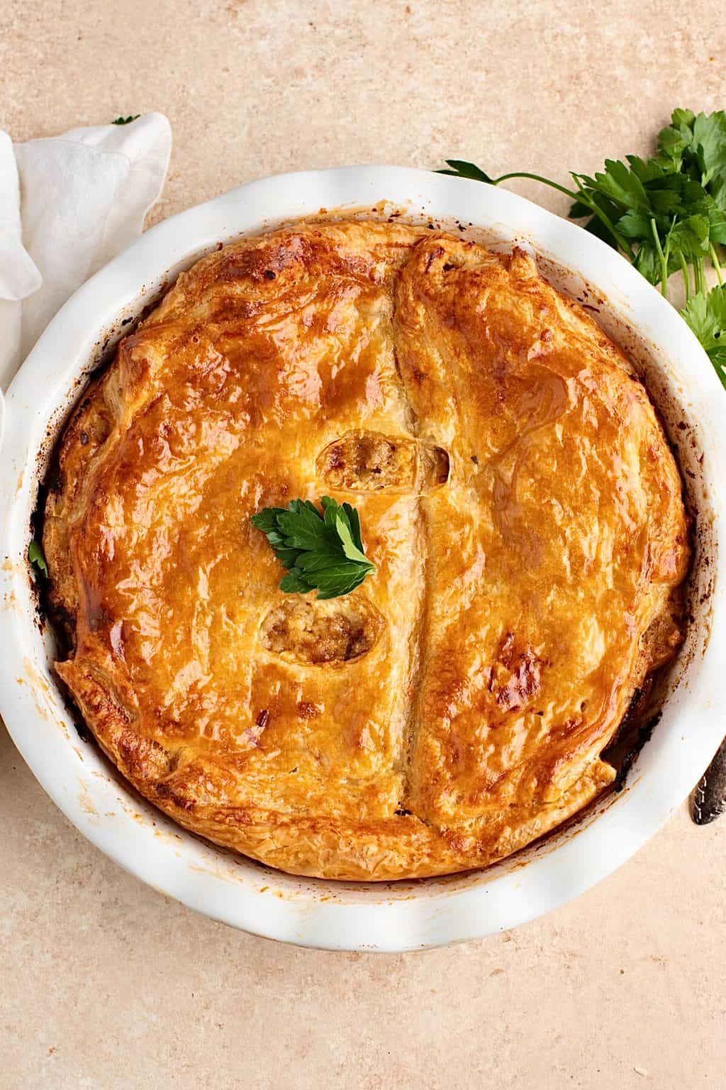 Greek Meat Pie (Kreatopita) My Greek Dish