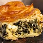 Easy Greek Spanakopita with puff Pastry
