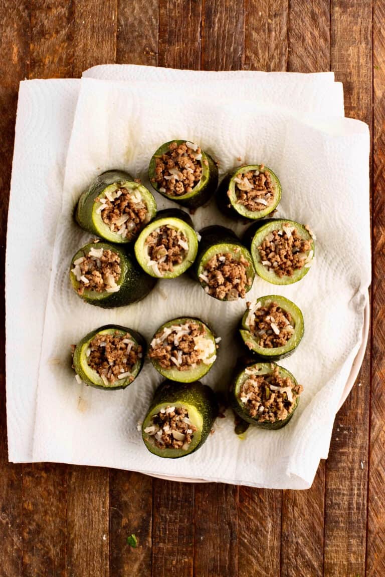 Greek Stuffed Zucchini in Egg Lemon Sauce (Avgolemono) My Greek Dish